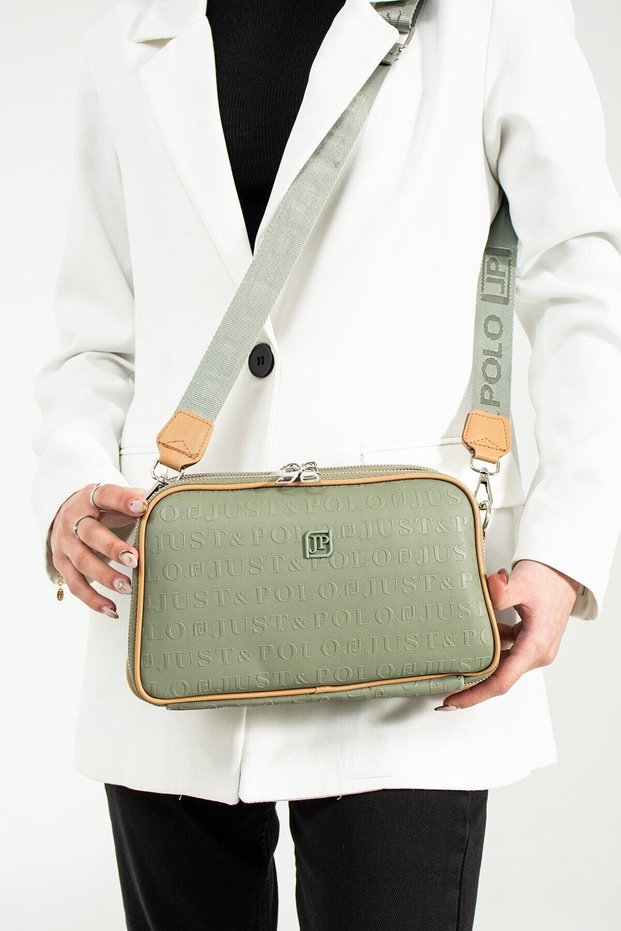 Women's New Season 3-Compartment Luxury Soft Leather Adjustable Crisscross-Strap Stylish Shoulder Bag