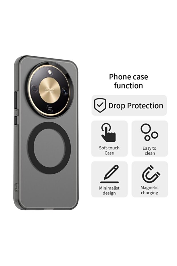 Honor Magic 8 Lite CandyCase MagSafe, черен - 2