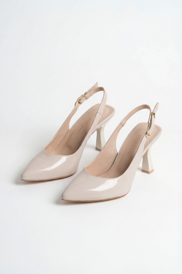 Élise Series Women's Pointed-Toe High-Heeled Slingback Shoes