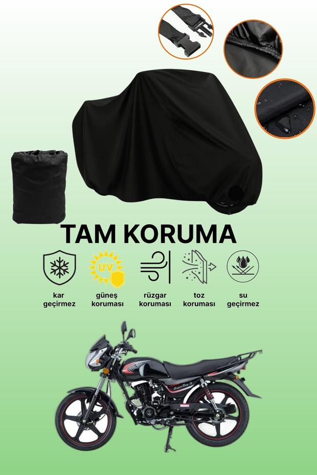 Black Tail Bag and Lock Incompatible Mondial 150 Mg Superboy X Compatible Motorcycle Canvas
