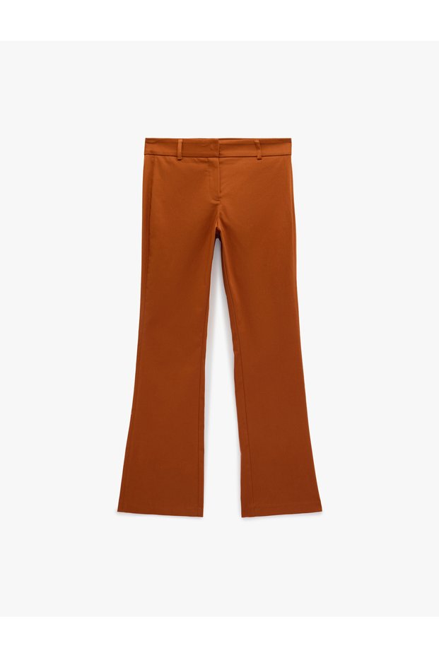 Slim Fit Flared Trousers
