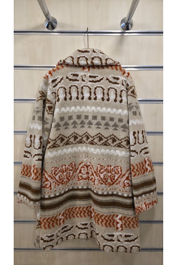 معطف صوف بنمط مختلط - 7