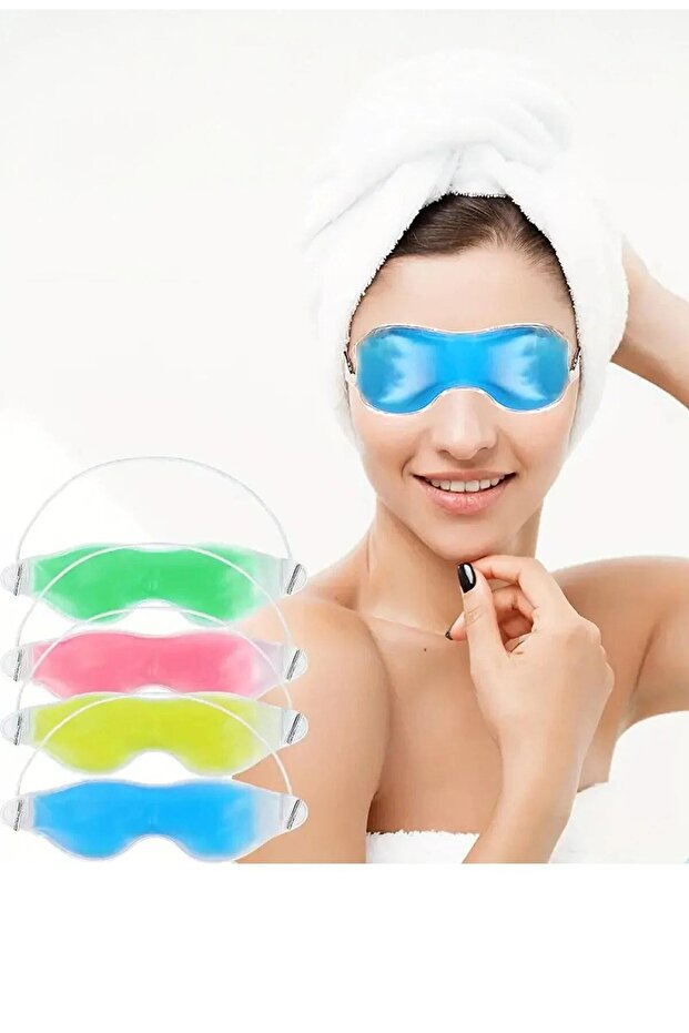 Hot Cold Thermogel Eye Mask Puffiness Relief for Under-Eye Bags Thermogel Sleep Patch 1Pcs