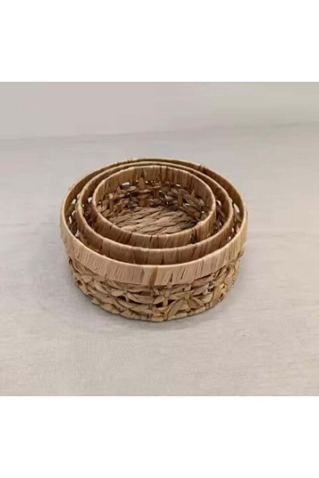 Round Wicker Trays - 2