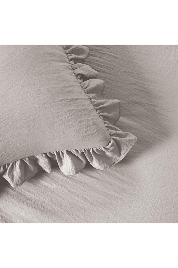 طقم غطاء سرير مكشكش - 4