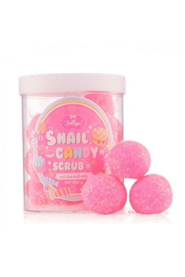 Snail Candy Body Scrub 300g – Exfoliating & Brightening Sugar Scrub Balls for Glowing Skin