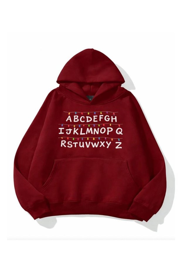 Unisex Men/Women Wi̇llstranger Colorful Custom B Printed Cotton O Oversized K Hooded Sweatshirt