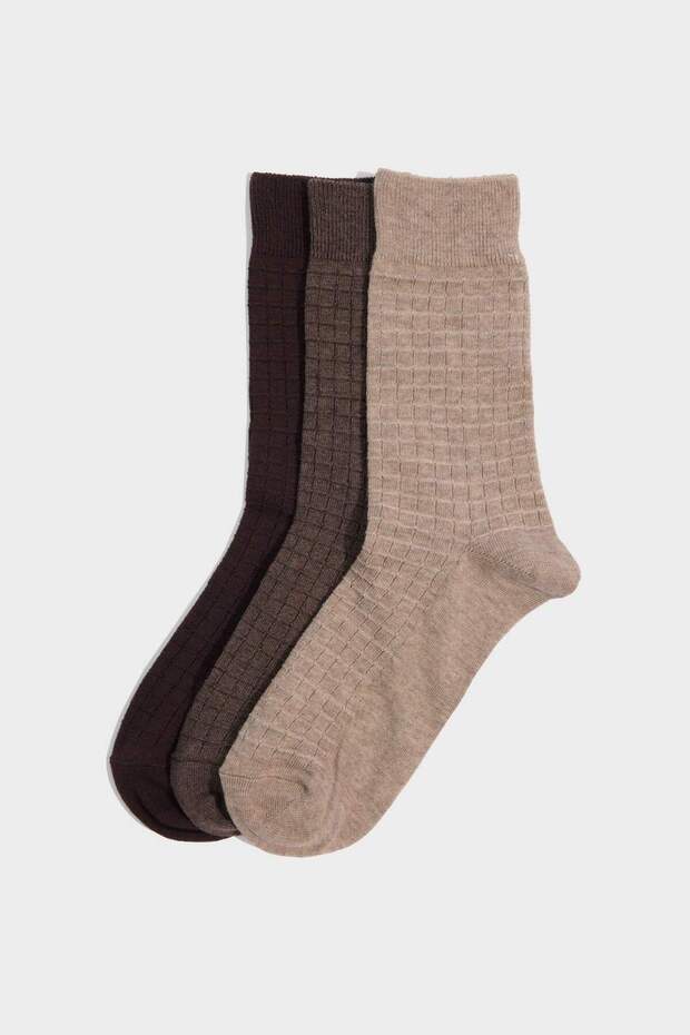Men's 3-Piece Long Socks G9381Axns