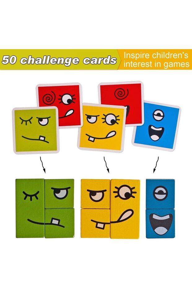 لعبة مكعبات البناء لتغيير الوجوه - 3