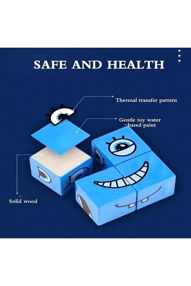 لعبة مكعبات البناء لتغيير الوجوه - 4