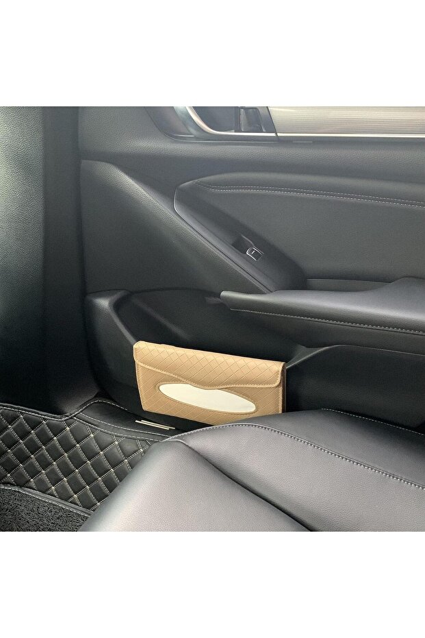 حامل مناديل للسيارة على شكل حرف X - 5