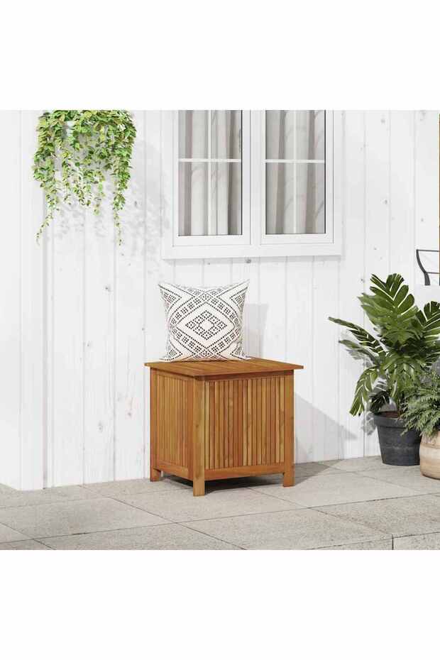 Garden Storage Box 60x50x58 cm Solid Acacia Wood