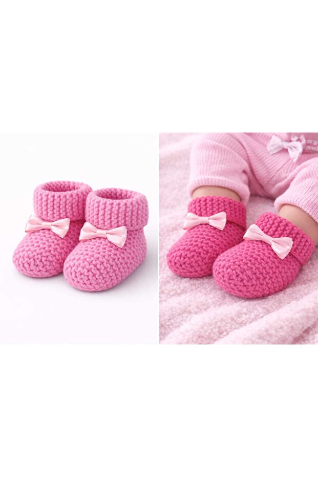 Baby Knitted Booties 0-6 Months