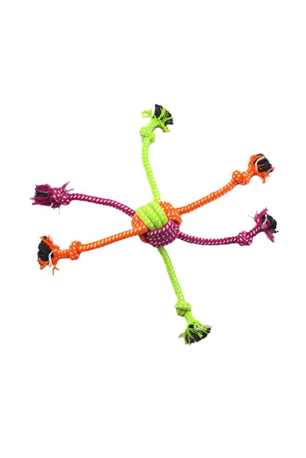 1pc Durable Dog Rope Toy Teeth Cleaning Pet Interactive Chewing Dog Toy Outdoor Training Puppy Bone