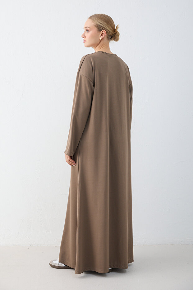 Basic Modal Elbise 76-1004 - 6