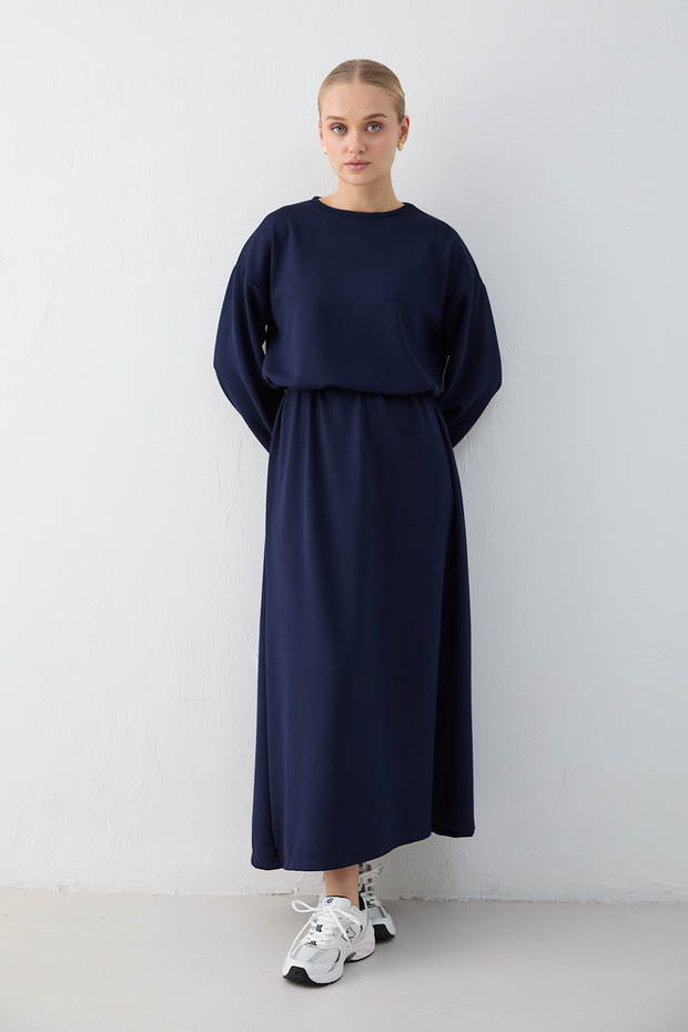 Basic Modal Elbise 76-1004 - 3