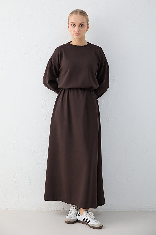 Basic Modal Elbise 76-1004 - 3