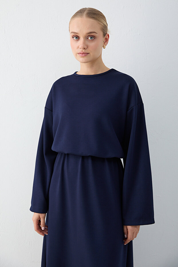 Basic Modal Elbise 76-1004 - 5