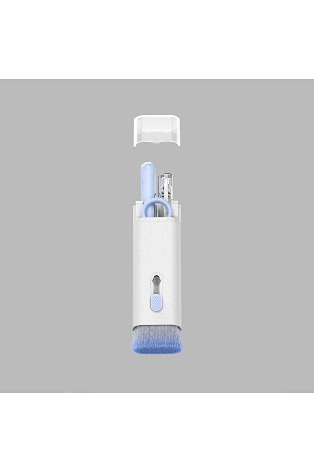Pink 7 in 1 Keyboard Cleaning Brush Kit For Airpods iPhone Headset Cleaning Tools Cleaner Pen Comput