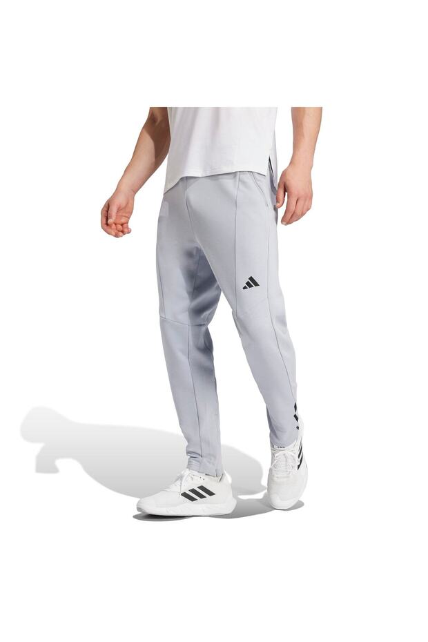 بنطلون رياضي رمادي اللون للرجال من D4T KNIT T JX1838 - 1