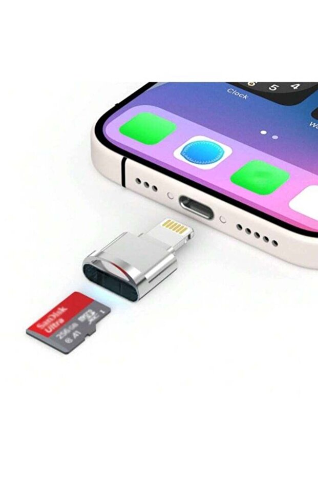 قارئ بطاقات Micro SD/TF، من نوع Lightning - 1