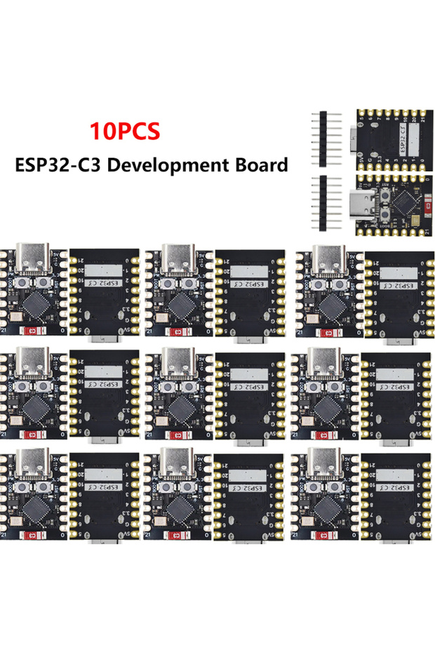 ١٠ قطع من لوحة تطوير ESP32-C3، لوحة تطوير ESP32 SuperMini، لوحة تطوير ESP32 W