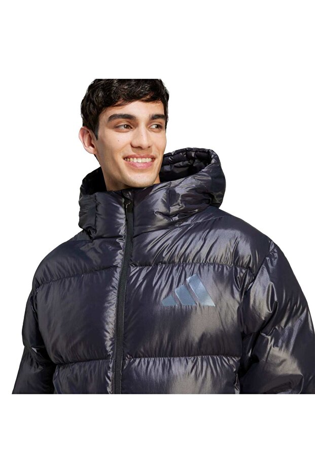 M Z.N.E. PUFFER Erkek Siyah Ceket JL6905 - 6