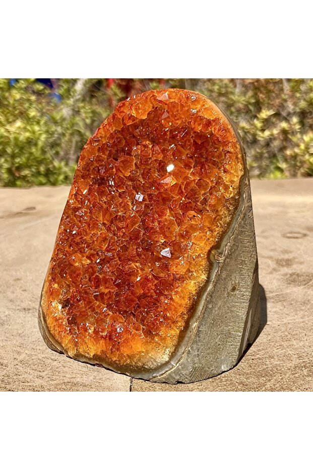 50-100g 1 Stunning Orange Quartz Crystal Cluster - Unique Mineral Rock Gift Idea - Handmade Decorati
