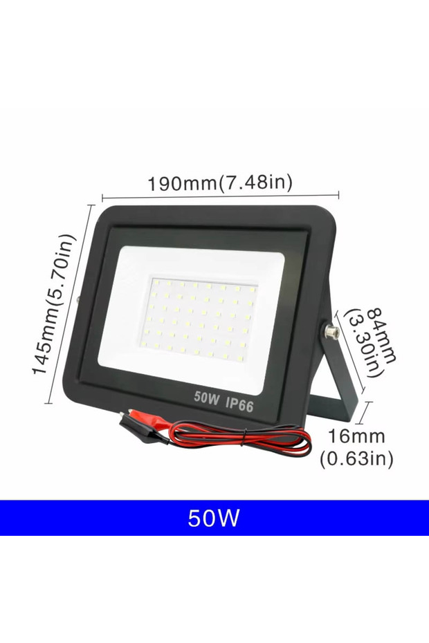 DC 12V Cool White(5500-7000K) 50W DC12V Led Flood Light 20W 30W 50W Outdoor Floodlight Spotlight IP6