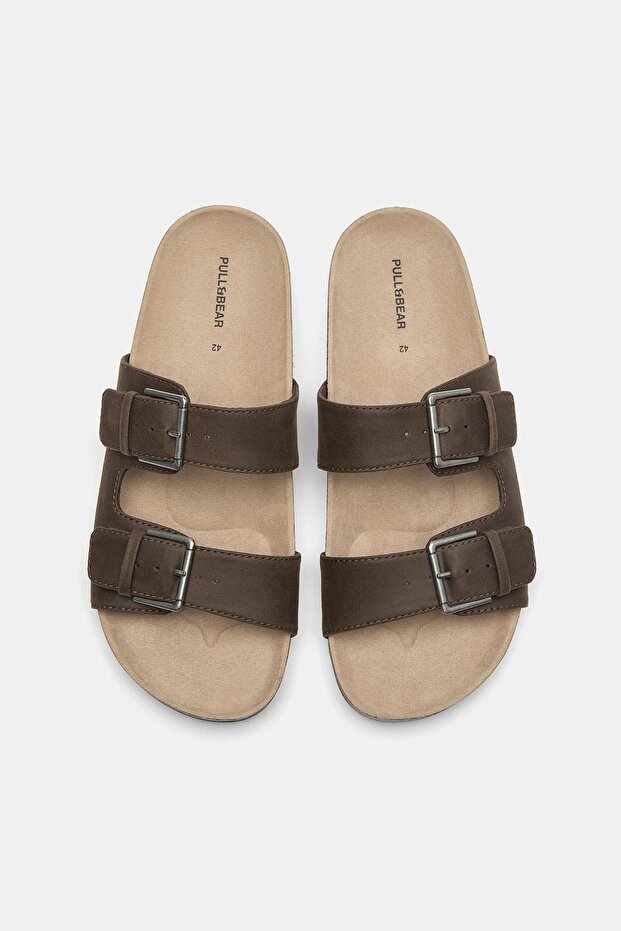 Tokalı bantlı sandalet - 1