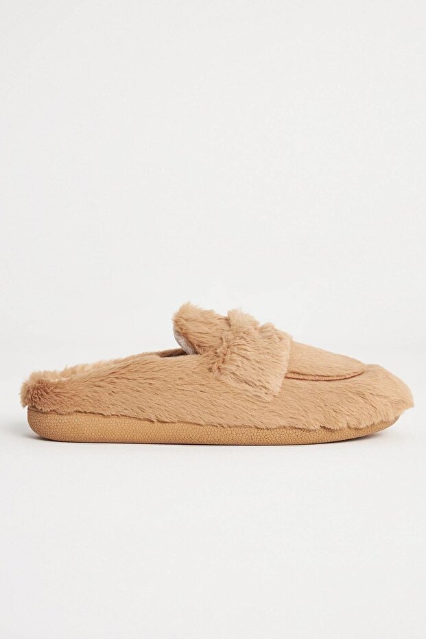 Loafer Taba PeluşTerlik - 4