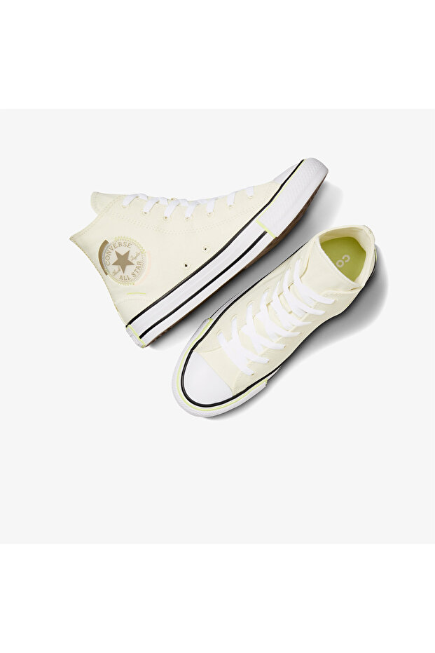 Chuck Taylor All Star Unisex Μπεζ αθλητικά παπούτσια - 4