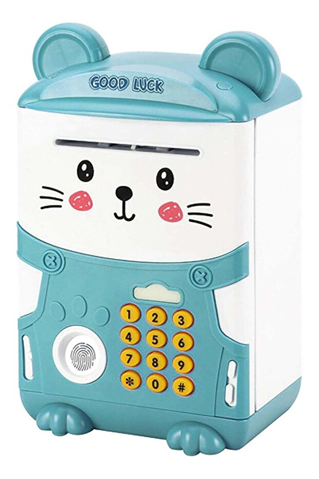 Password-Protected Cute Mouse ATM Piggy Bank