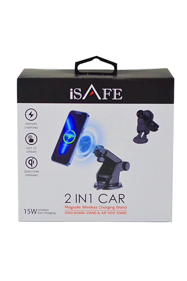 ISAFE 2 IN 1 MAGSAFE CAR HOLDER