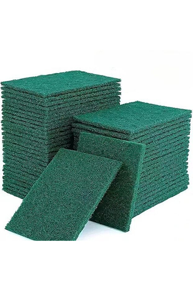 25PCS Green 5/15/25PCS Household Green Scouring Pad Kitchen Dishwashing and Dishwashing Convenient