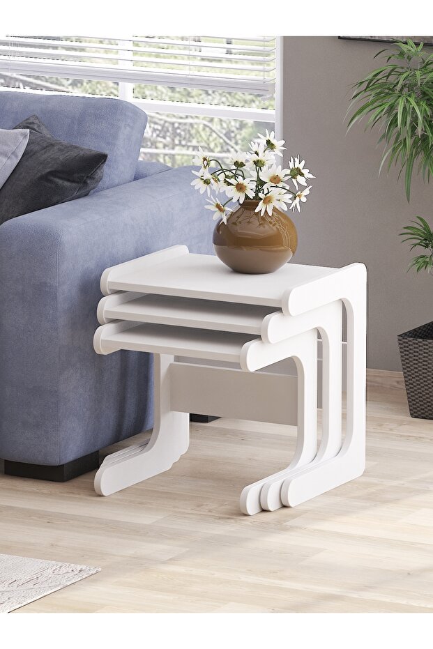 3`lü Zigon Sehba BEYAZ - 2