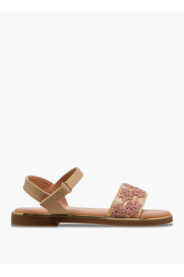 Girls Hook and Loop Closure Sandals