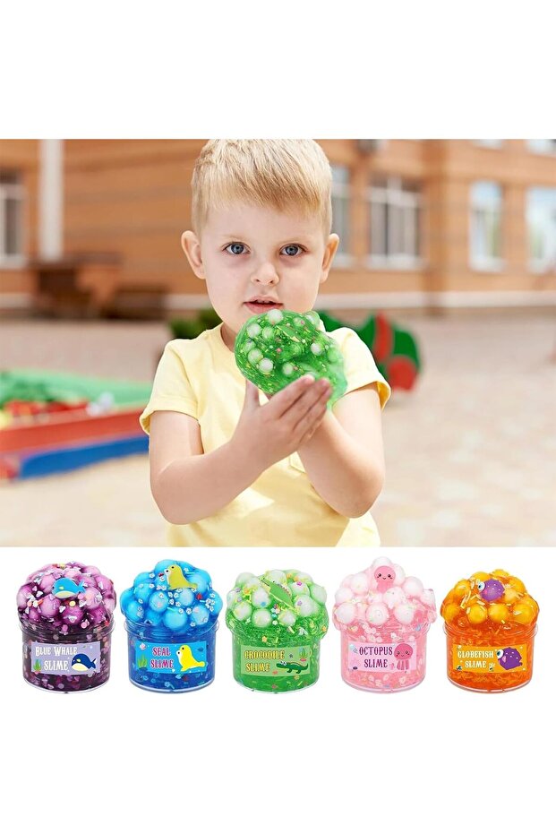 مجموعة سلايم مكعبات الجيلي - 6