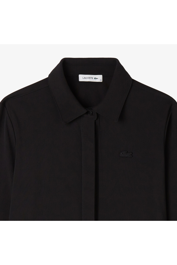 Kadın Siyah Gömlek - 4