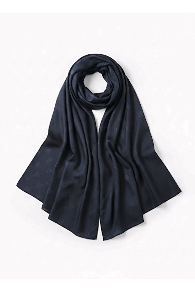 Lara Shawls Monogram Desen Şal - 2