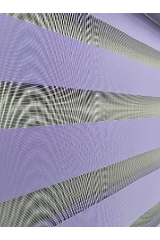 mor bambu zebra perde - 1