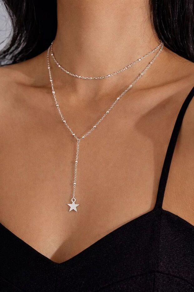 Starry Y Necklace - 1