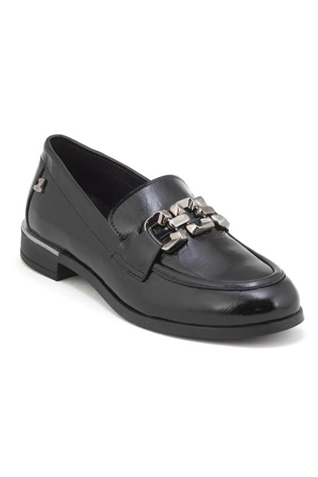 2455212Y Genuine Patent Leather Open Leather Premium Loafer Shoes