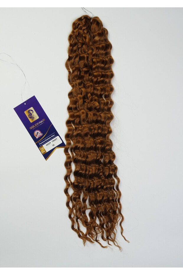 Hair Deep Wave Braids 22 Inches Color 30 – Deep Wave Crochet Hair - 3