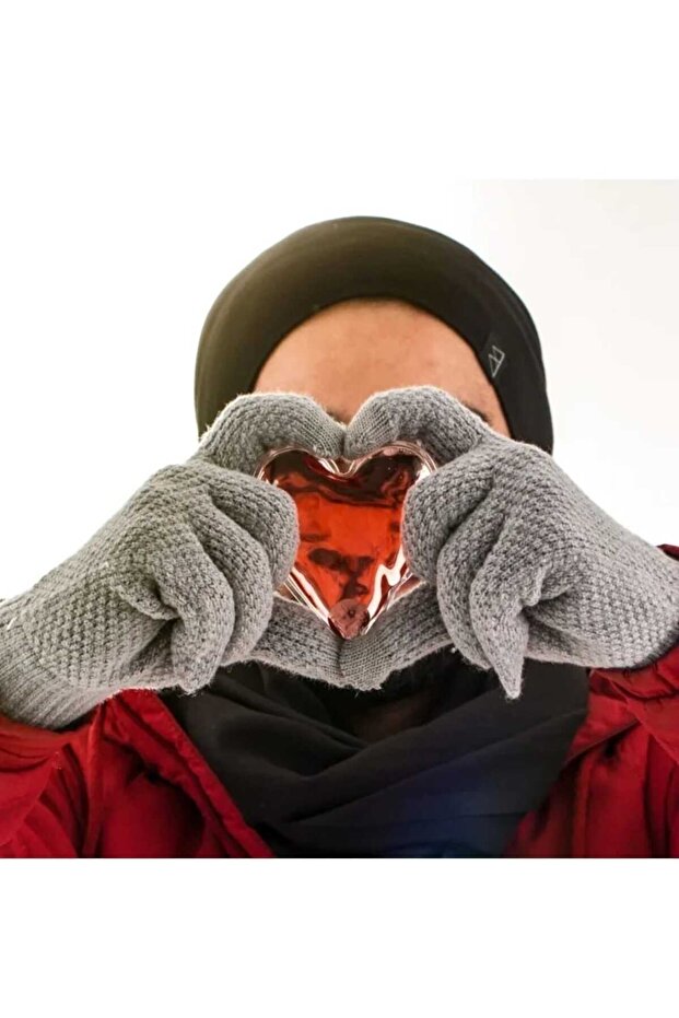 kalp şeklinde el sobası - 3