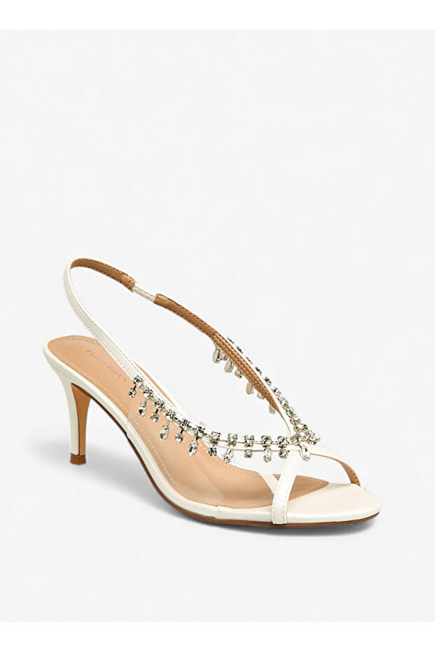 Women Embellished Stiletto Heel Slingback Shoes