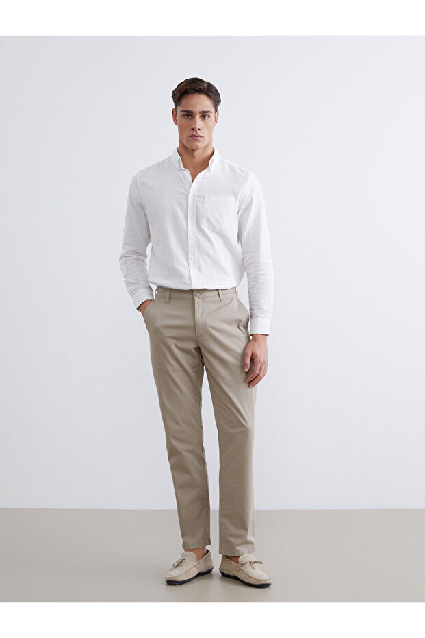 Standard Mold Gabardine Men's Chino Trousers