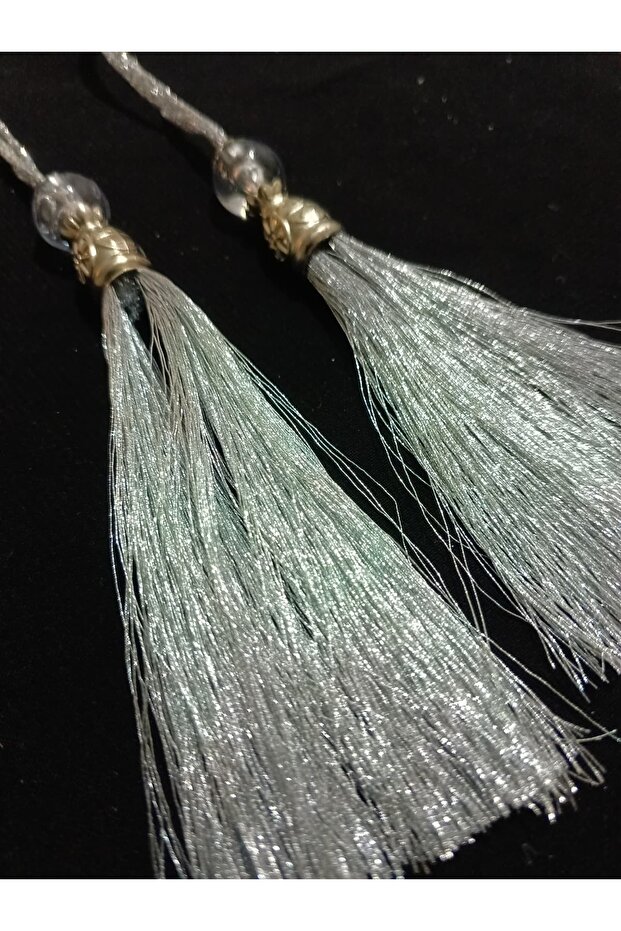 Dark Silver Color Truck,Car Rearview Mirror Fringed Tassel