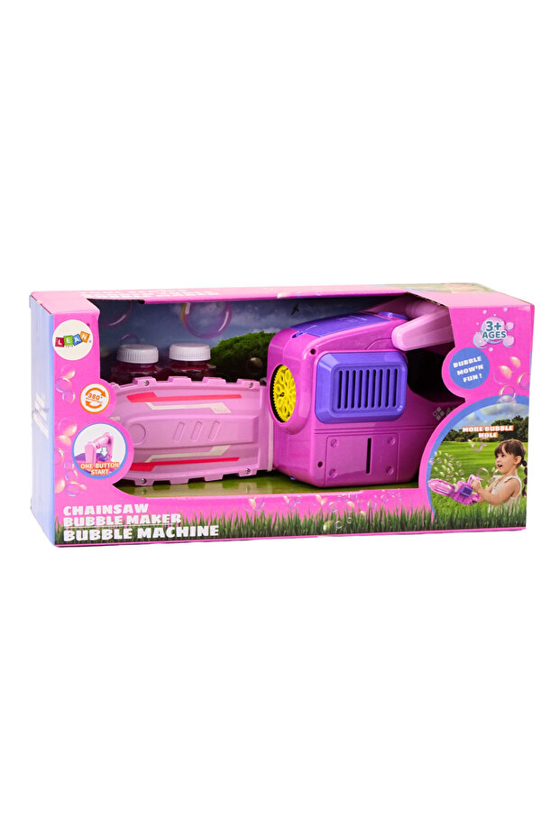 Chainsaw bubble machine PINK - 4