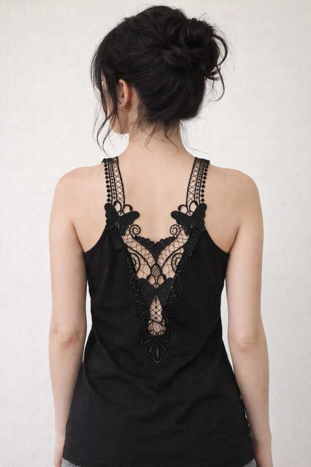 Kadın dantelli atlet - 1